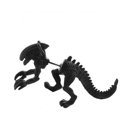 Boucle d'oreille dinosaure alien