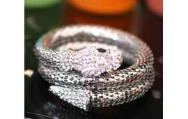 Bracelet serpent strass Bracelet serpent strass