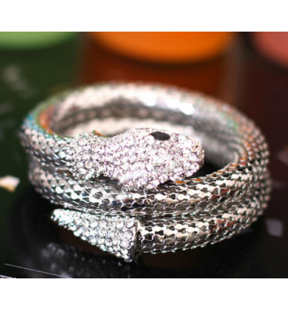 Bracelet serpent strass Bracelet serpent strass