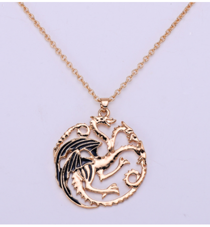 Collier pendentif dragon GOT