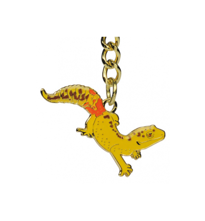 Porte-clé gecko léopard