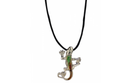 Collier gecko couleur variable Collier gecko couleur variable