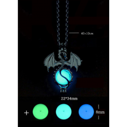 Collier dragon lumineux