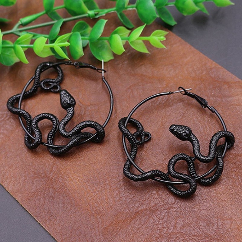 Boucles d'oreilles serpent