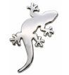 Pin's lézard argent