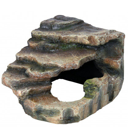 Rocher d'angle avec grotte et plateforme Rocher d'angle avec grotte et plateforme