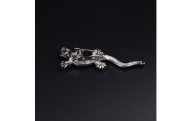 Broche gecko cristal Broche gecko cristal