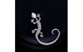 Boucle d'oreille gecko en manchette