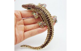 Broche crocodile Broche crocodile