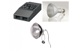 Kit Complet Lampe HQI flood prémonté