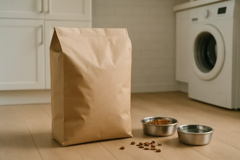 Sac de croquettes Ownat générique avec gamelles pour chien et chat